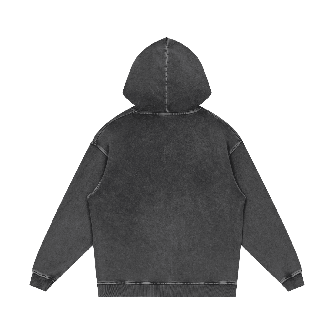 Acid Wash Oversize Metal Logo